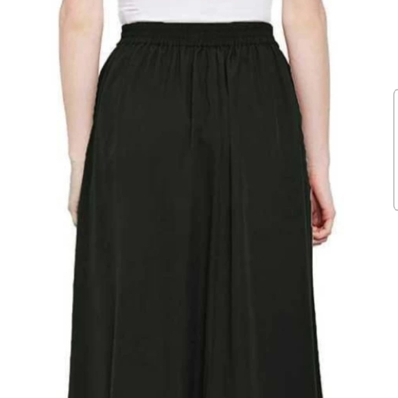 Flared Poly Crape Trousers - Picture 3 of 4